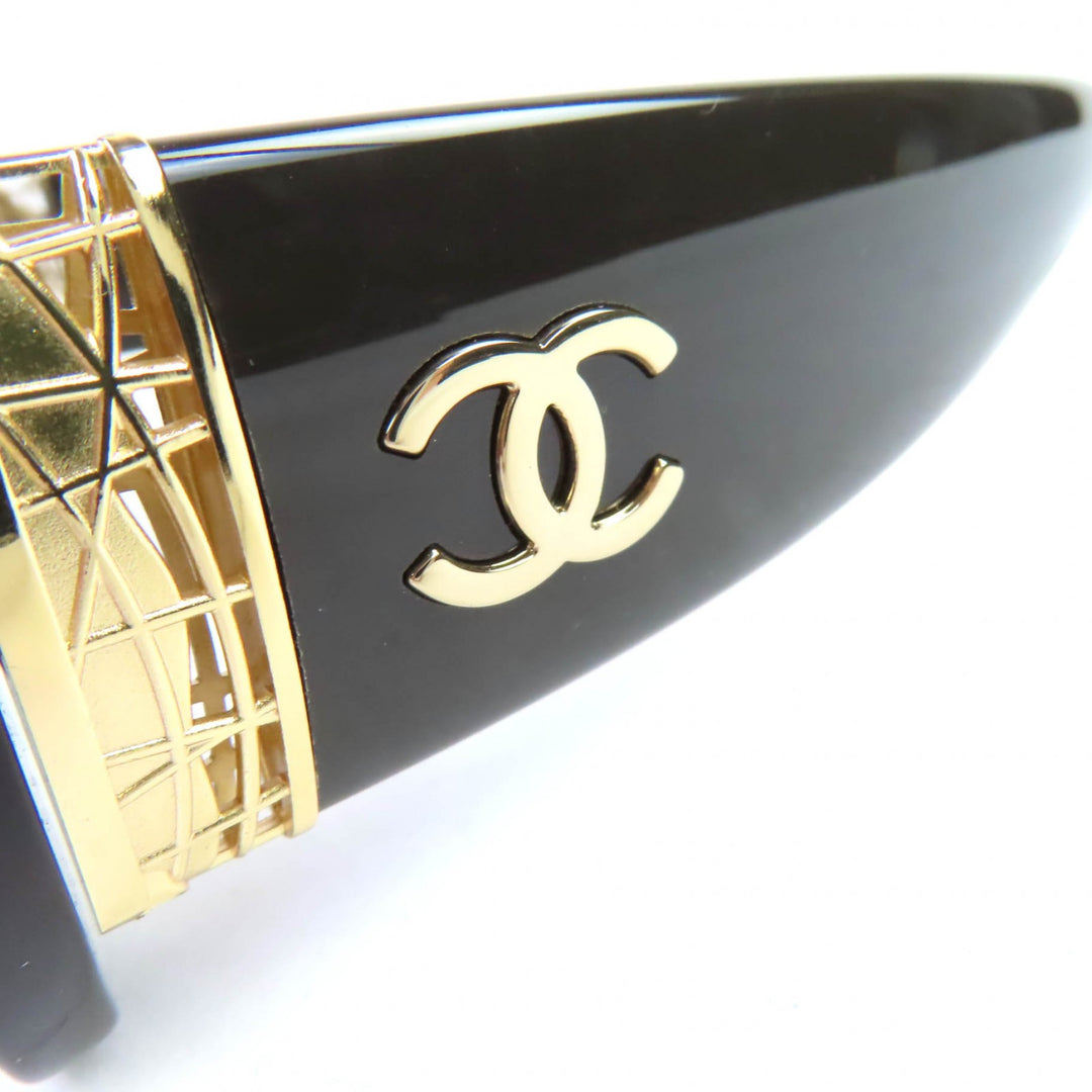 Excellent CHANEL sunglasses Rectangle Shape Current product COCO Mark Women 5534