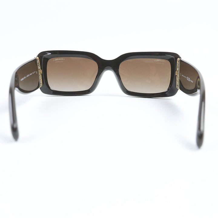 Excellent CHANEL sunglasses Rectangle Shape Current product COCO Mark Women 5534