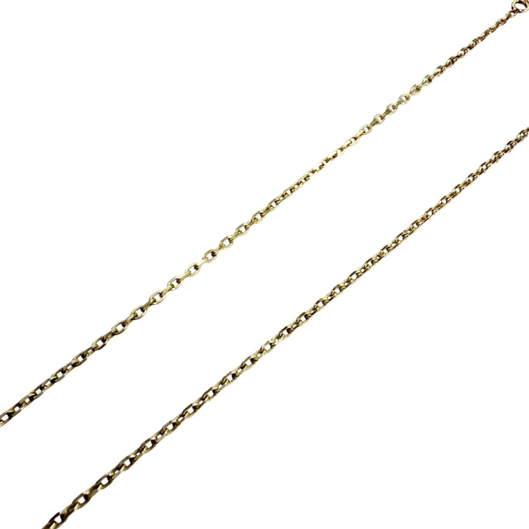Pristine HERMES Necklace Amulet Marokinie Necklace gold Buffalo horn Women