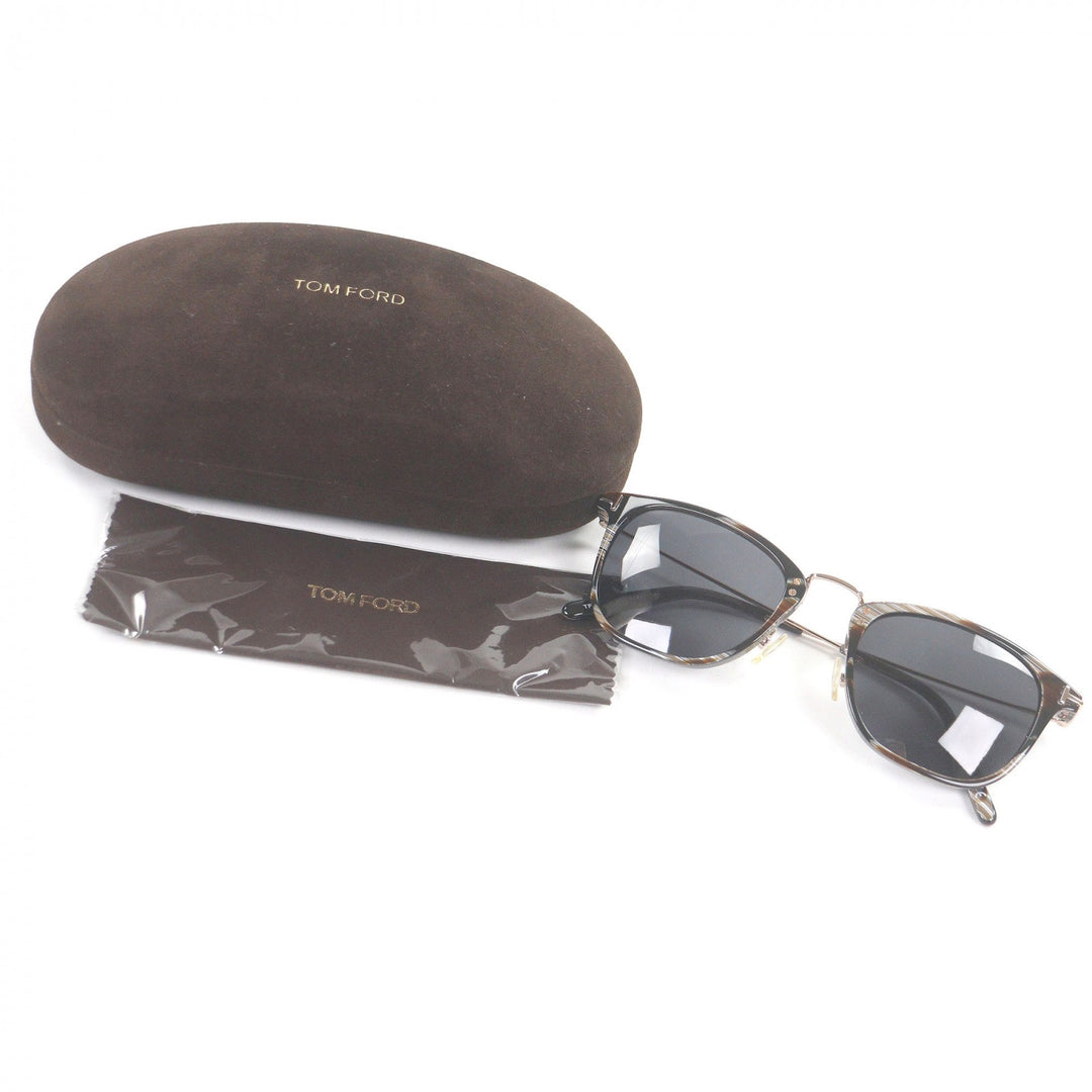 Excellent TOM FORD sunglasses Horn Pattern Eyewear Brown mens TF5562-D