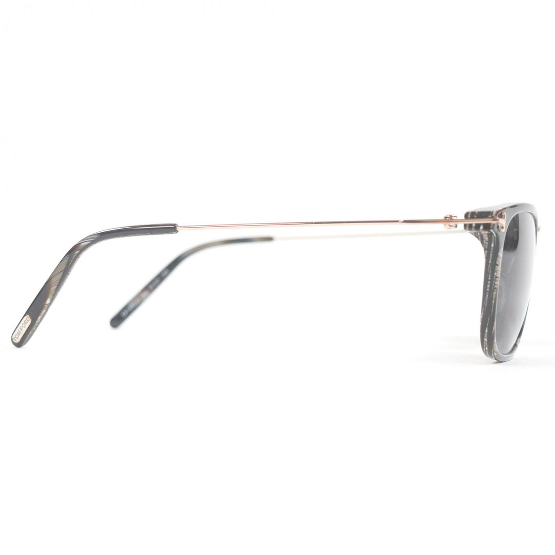 Excellent TOM FORD sunglasses Horn Pattern Eyewear Brown mens TF5562-D