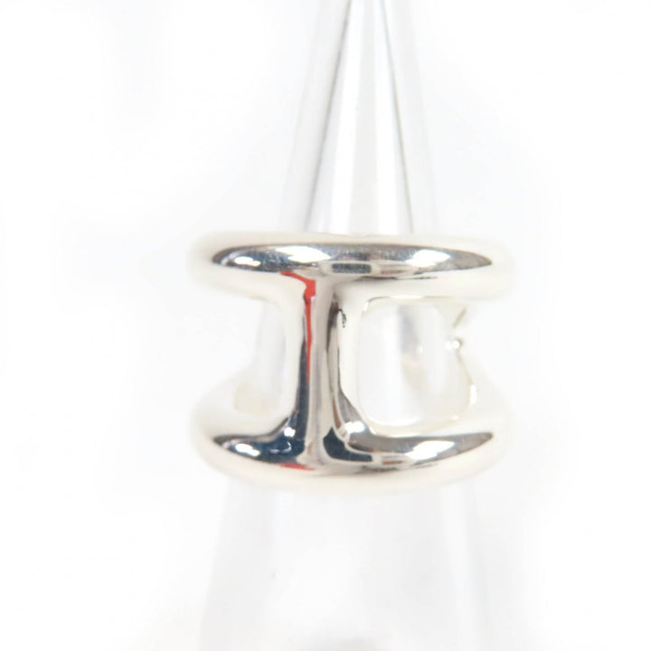 HERMES Ring Osmoz GM Ring Silver AG925 Women 50