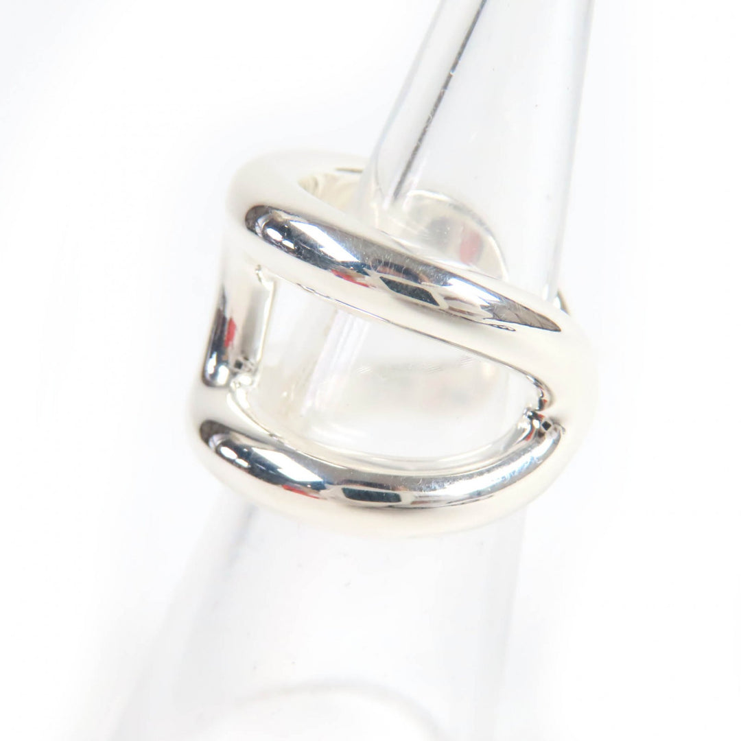 HERMES Ring Osmoz GM Ring Silver AG925 Women 50