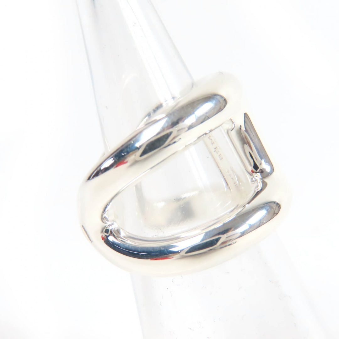 HERMES Ring Osmoz GM Ring Silver AG925 Women 50