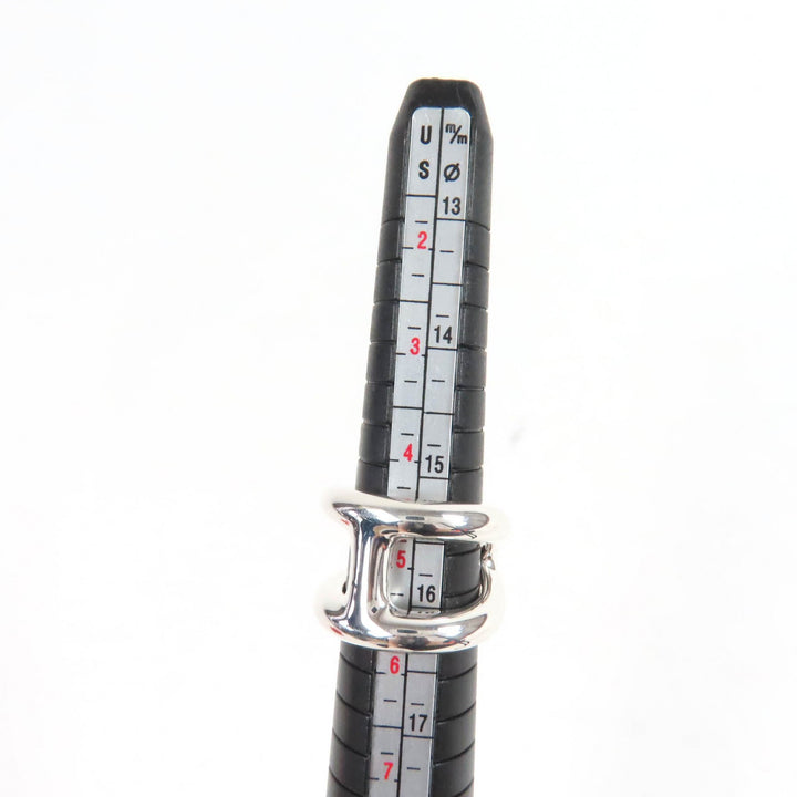 HERMES Ring Osmoz GM Ring Silver AG925 Women 50