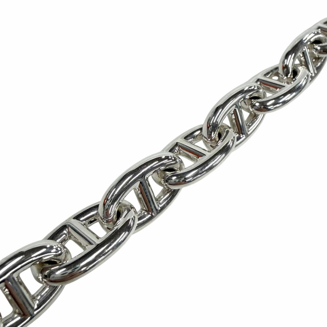 Excellent HERMES bracelet Chene Dunkle MM Silver AG925 Women