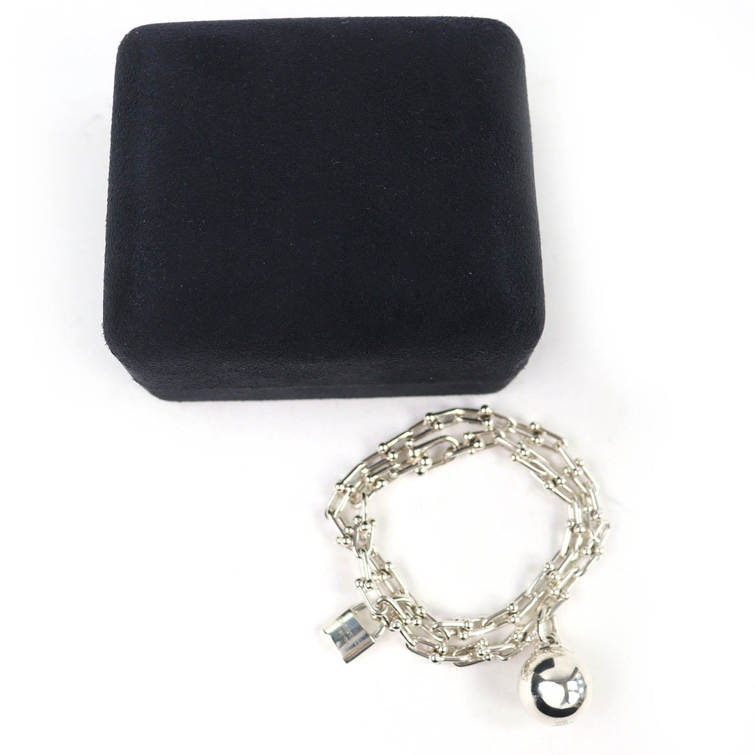 Great TIFFANY&Co. bracelet Small Wrap Bracelet Silver 925 mens