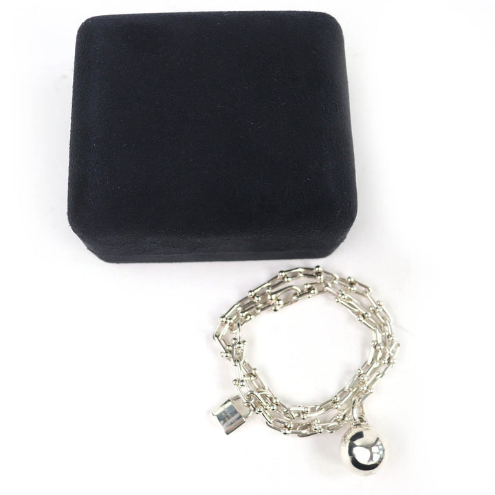 Great TIFFANY&Co. bracelet Small Wrap Bracelet Silver 925 mens