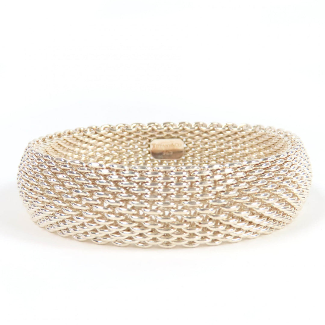 Excellent TIFFANY&Co. bracelet Somerset bangle Silver 925 Women