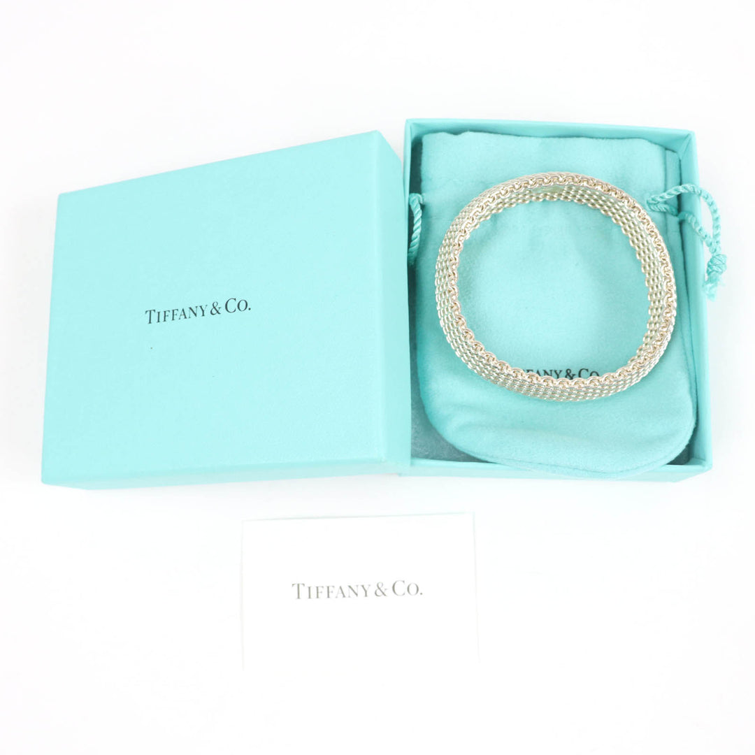 Excellent TIFFANY&Co. bracelet Somerset bangle Silver 925 Women