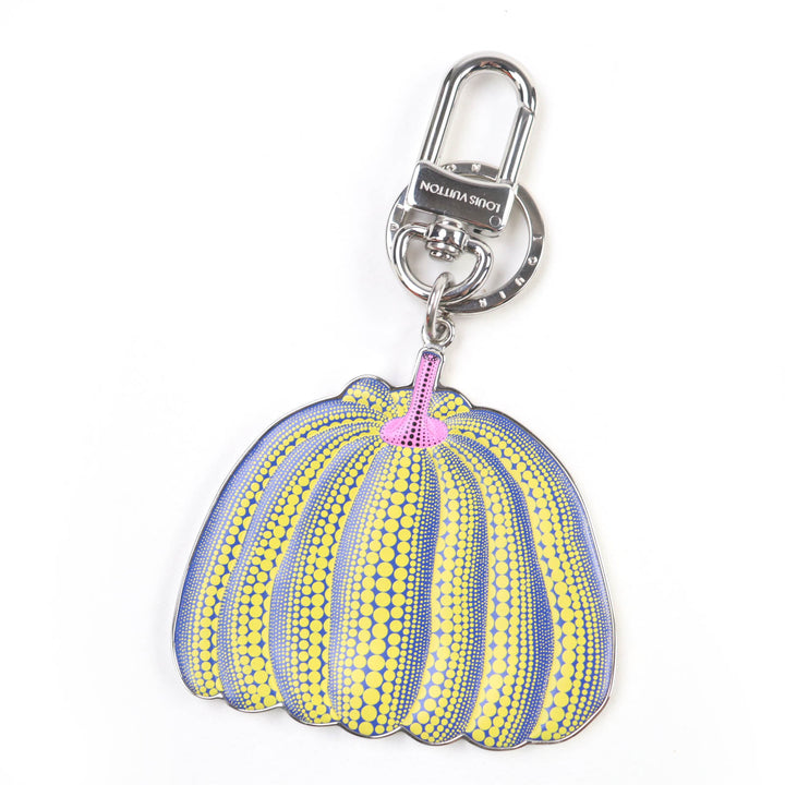 Excellent LOUIS VUITTON×Yayoi Kusama Bag charm Porte-Cle Pumpkin