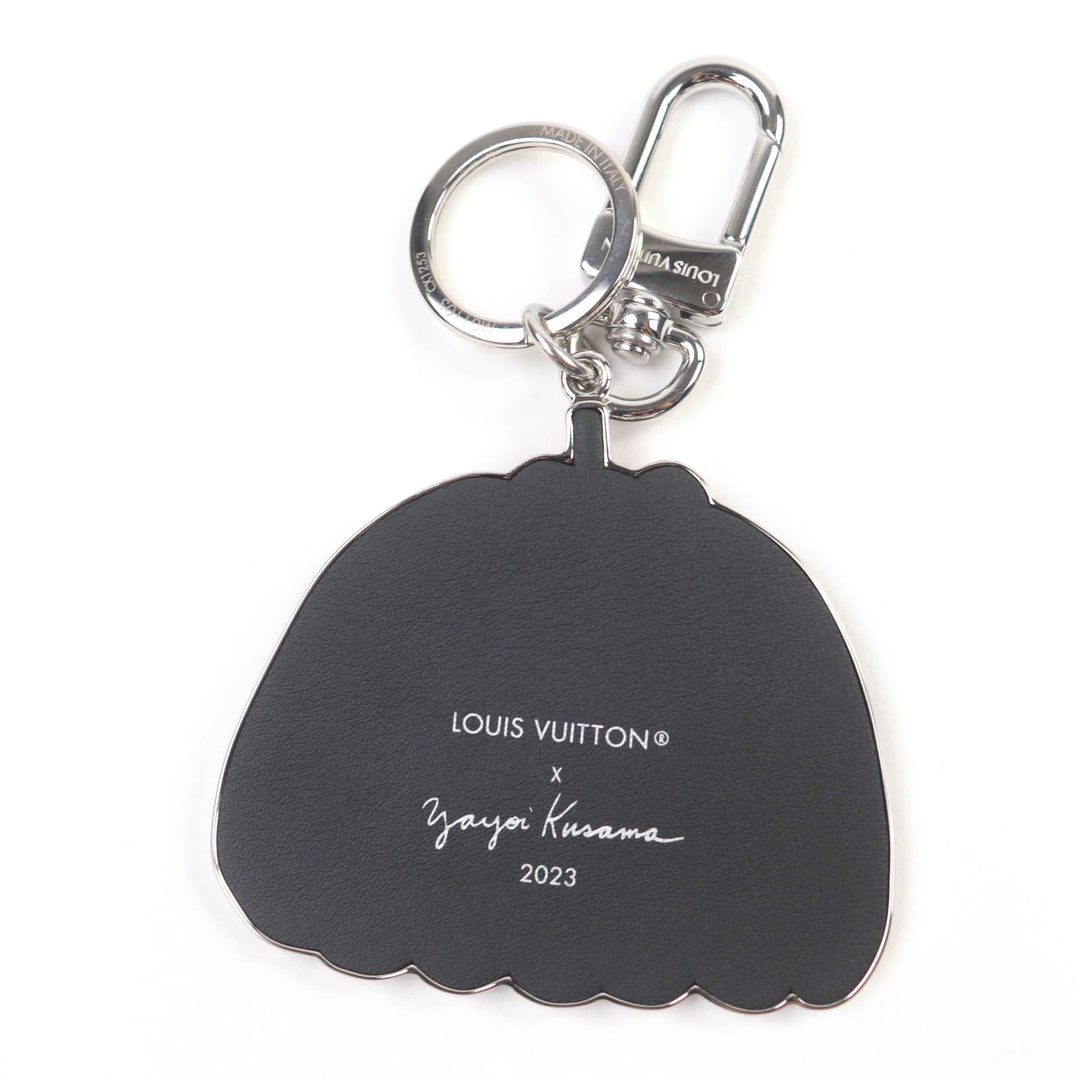 Excellent LOUIS VUITTON×Yayoi Kusama Bag charm Porte-Cle Pumpkin