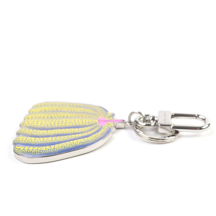 Excellent LOUIS VUITTON×Yayoi Kusama Bag charm Porte-Cle Pumpkin