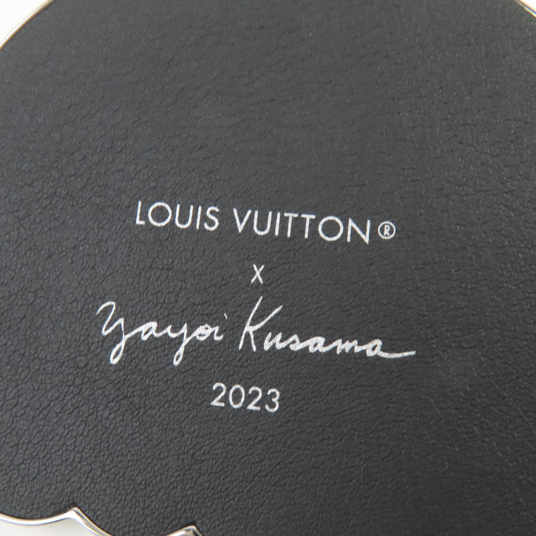 Excellent LOUIS VUITTON×Yayoi Kusama Bag charm Porte-Cle Pumpkin