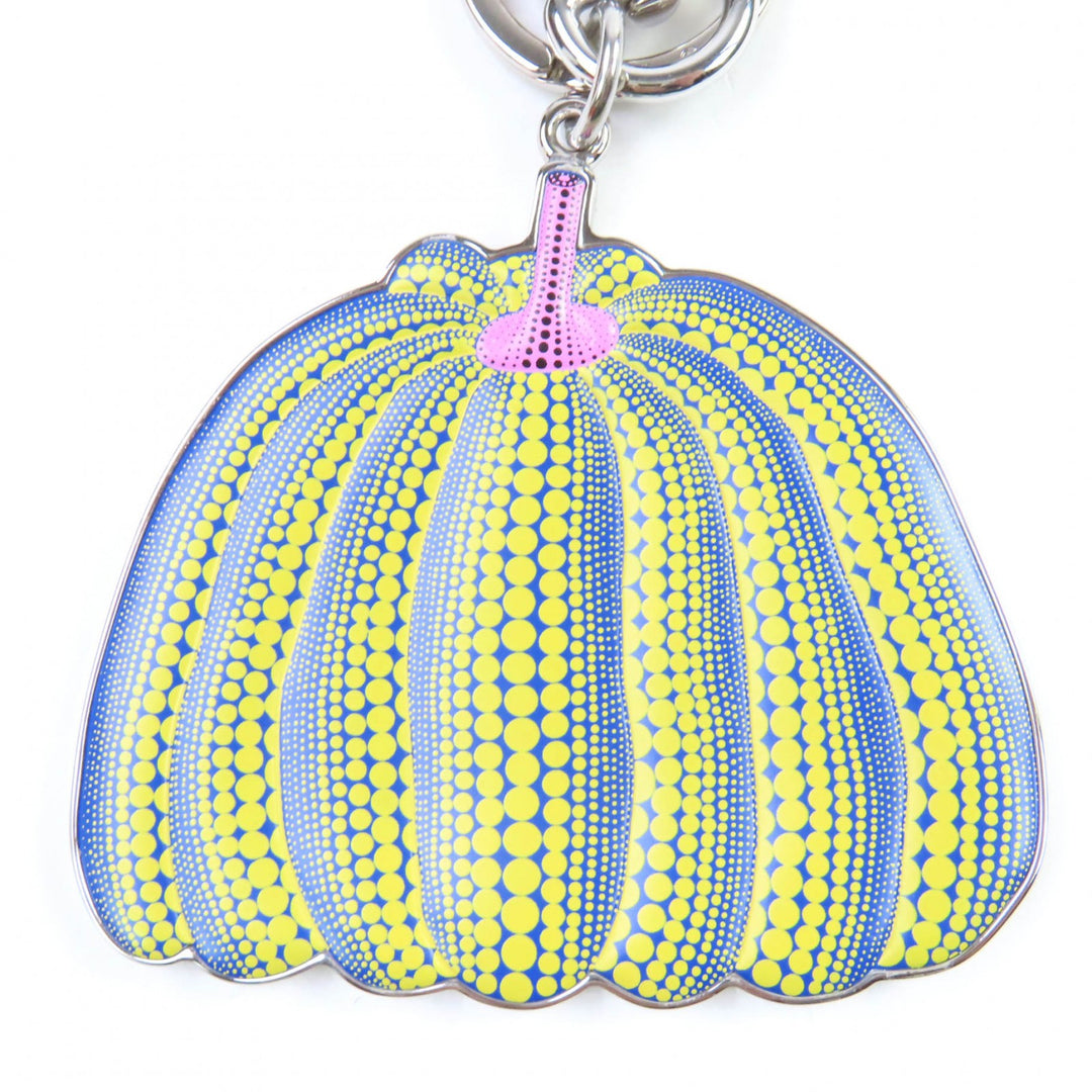 Excellent LOUIS VUITTON×Yayoi Kusama Bag charm Porte-Cle Pumpkin