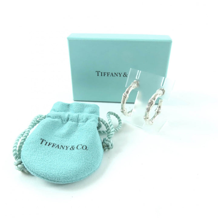 Excellent TIFFANY&Co. Pierce Bamboo hoop Silver 925 Women