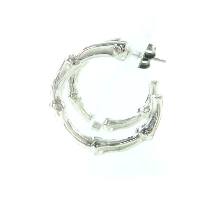 Excellent TIFFANY&Co. Pierce Bamboo hoop Silver 925 Women