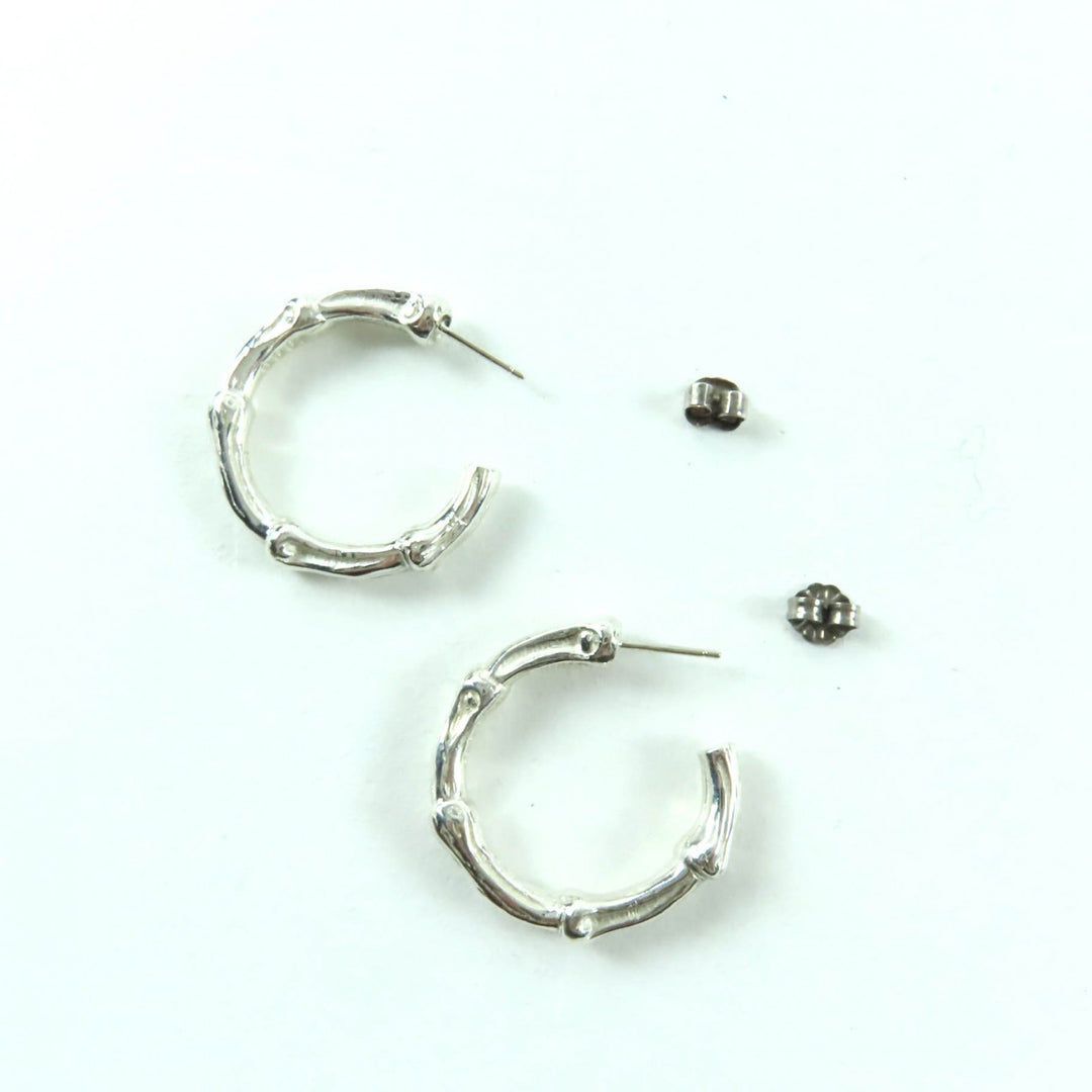 Excellent TIFFANY&Co. Pierce Bamboo hoop Silver 925 Women