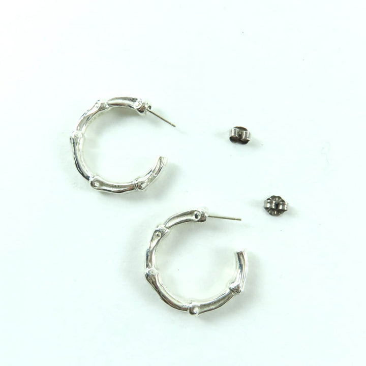 Excellent TIFFANY&Co. Pierce Bamboo hoop Silver 925 Women