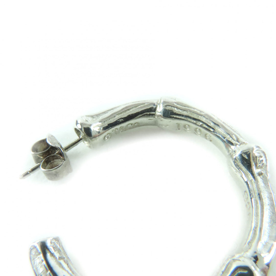 Excellent TIFFANY&Co. Pierce Bamboo hoop Silver 925 Women