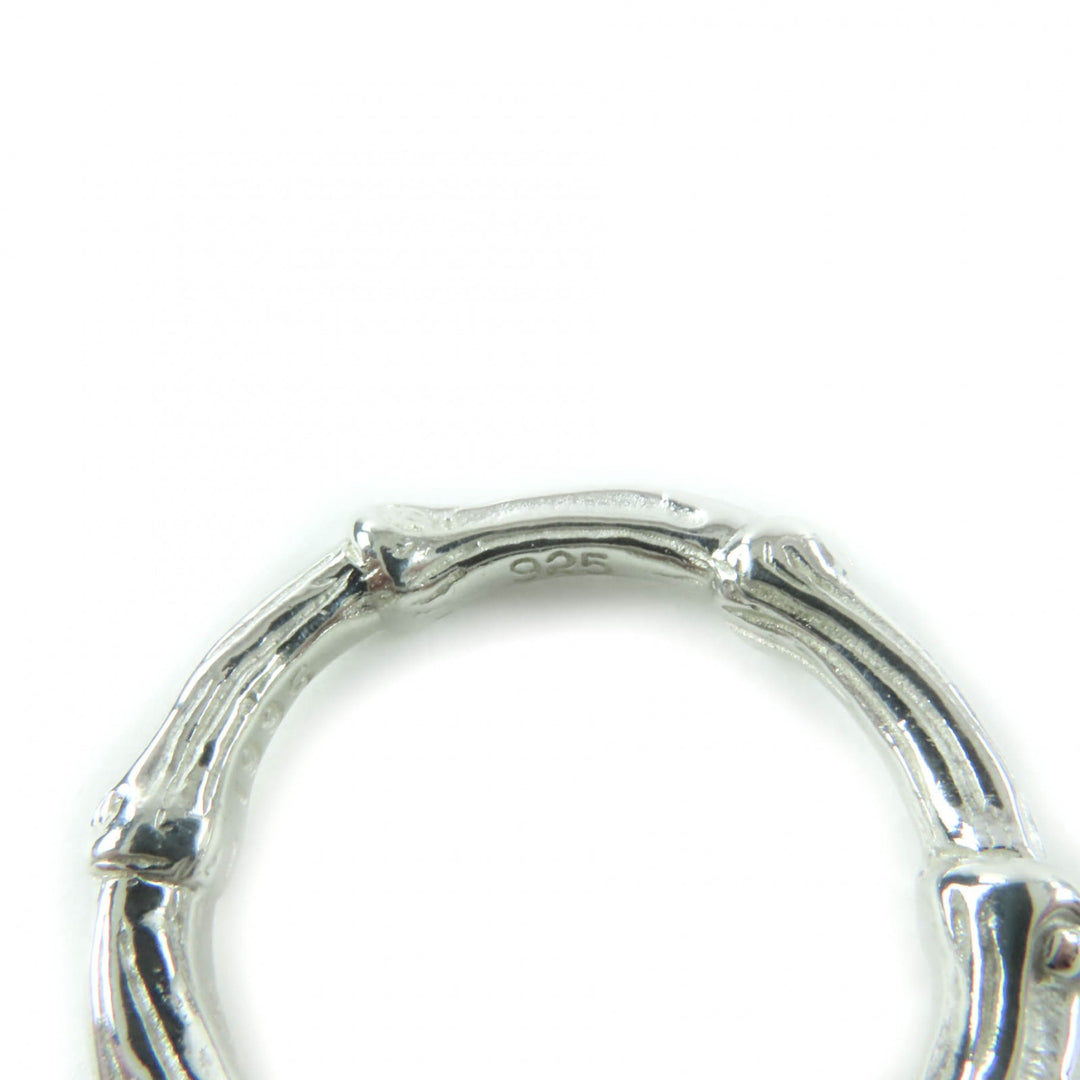 Excellent TIFFANY&Co. Pierce Bamboo hoop Silver 925 Women