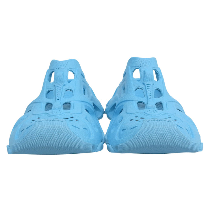 Excellent BALENCIAGA Sandals HD Mules blue rubber mens 40 735249