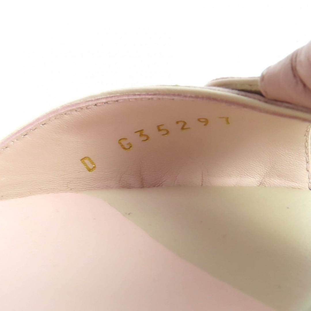 Excellent CHANEL Sandals pink leather Women 35.5 G35297