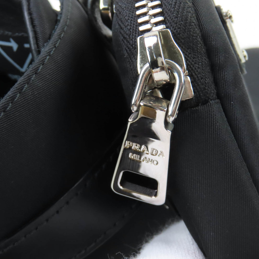 Great PRADA short boots monolith black ー Women 35.5 1T549M