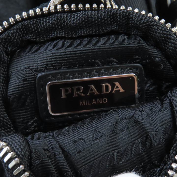Great PRADA short boots monolith black ー Women 35.5 1T549M