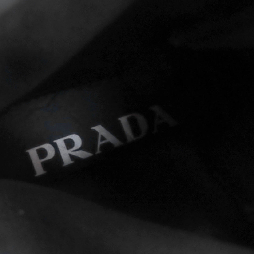 Great PRADA short boots monolith black ー Women 35.5 1T549M