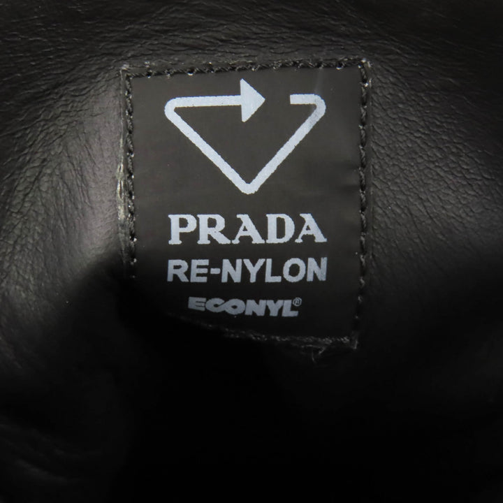 Great PRADA short boots monolith black ー Women 35.5 1T549M