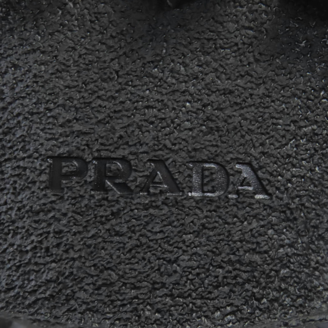 Great PRADA short boots monolith black ー Women 35.5 1T549M