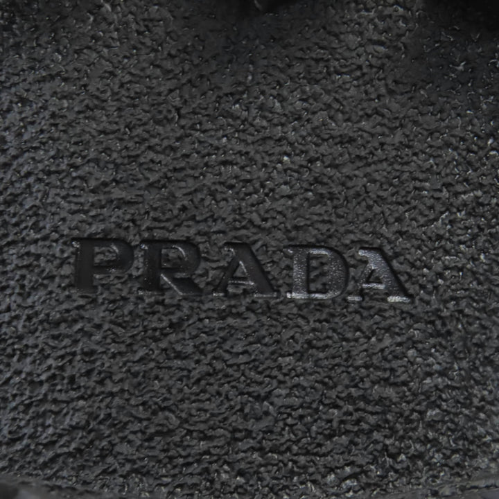 Great PRADA short boots monolith black ー Women 35.5 1T549M