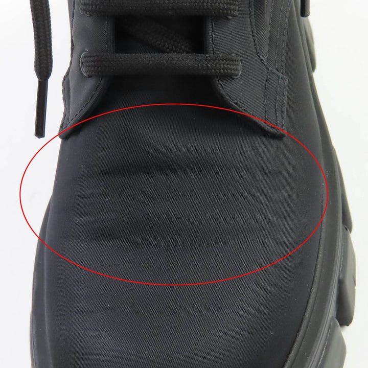 Great PRADA short boots monolith black ー Women 35.5 1T549M