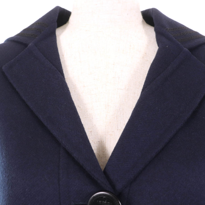 Excellent Christian Dior Jacket Navy wool Women 40 2R0C48X1116