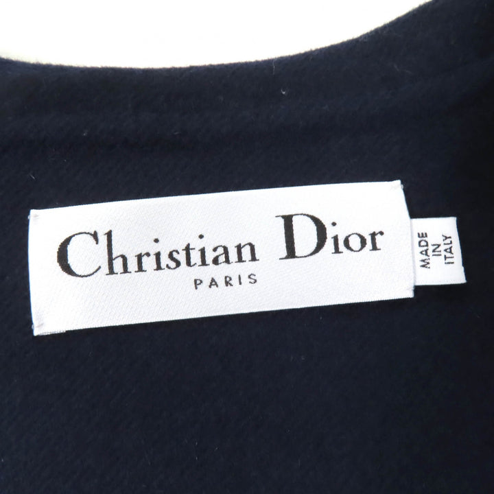 Excellent Christian Dior Jacket Navy wool Women 40 2R0C48X1116