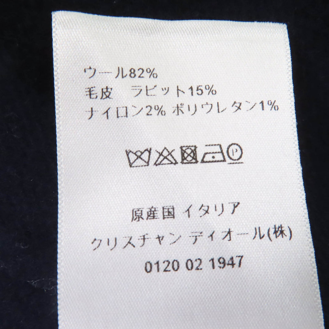 Excellent Christian Dior Jacket Navy wool Women 40 2R0C48X1116
