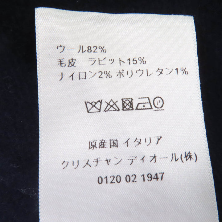 Excellent Christian Dior Jacket Navy wool Women 40 2R0C48X1116