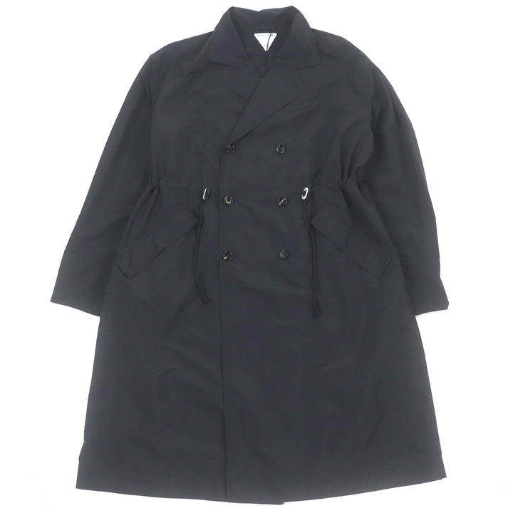 Excellent BOTTEGAVENETA coat Technical nylon double-breasted Chester coat 52 735905