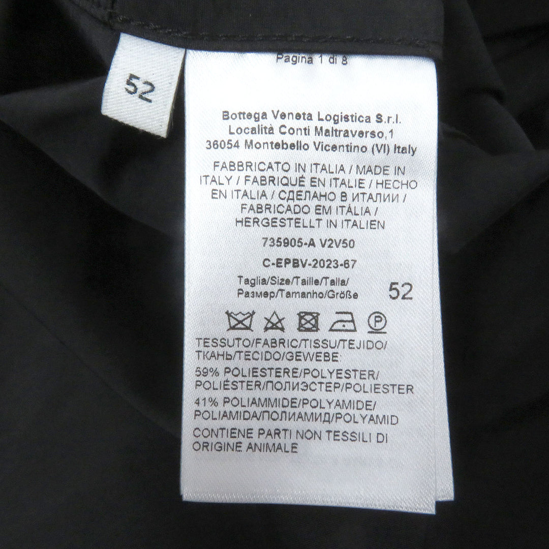Excellent BOTTEGAVENETA coat Technical nylon double-breasted Chester coat 52 735905