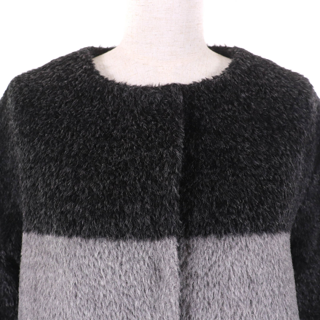 Excellent MaxMara STUDIO coat No color Gray alpaca Women 38 608606730