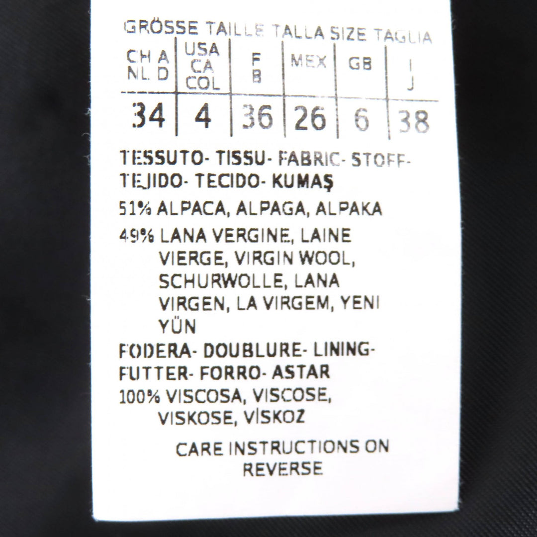Excellent MaxMara STUDIO coat No color Gray alpaca Women 38 608606730