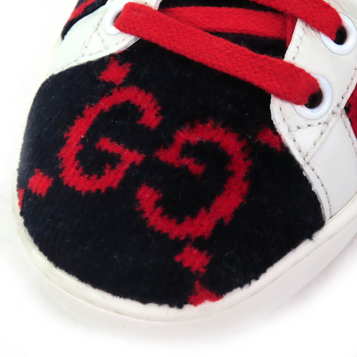 Great GUCCI Low cut sneakers Terry cloth GG pattern pile fabric with 36.5 431910