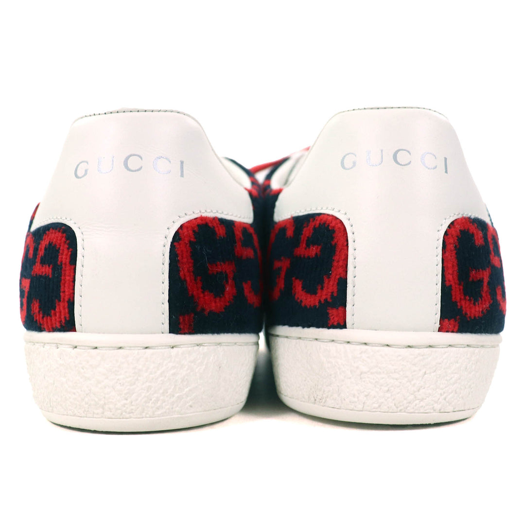 Great GUCCI Low cut sneakers Terry cloth GG pattern pile fabric with 36.5 431910
