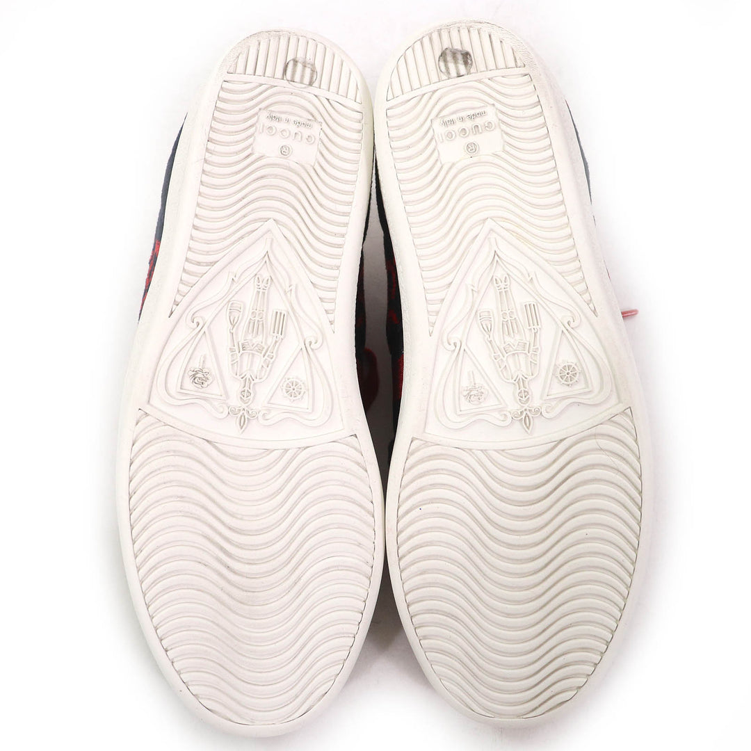 Great GUCCI Low cut sneakers Terry cloth GG pattern pile fabric with 36.5 431910