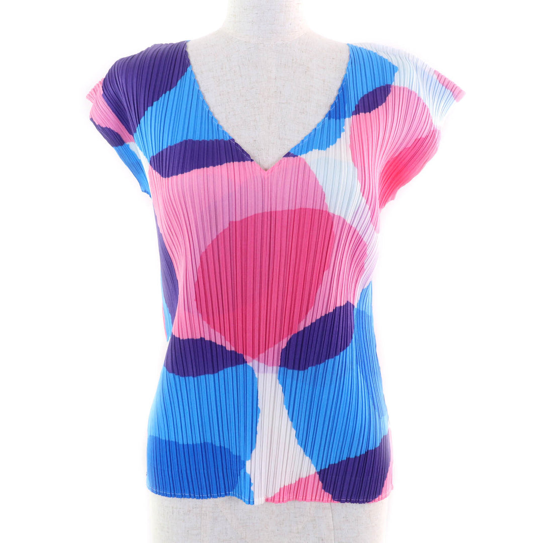 Excellent PLEATS PLEASE T-shirt Multi polyester Women 3 PP81-JK712
