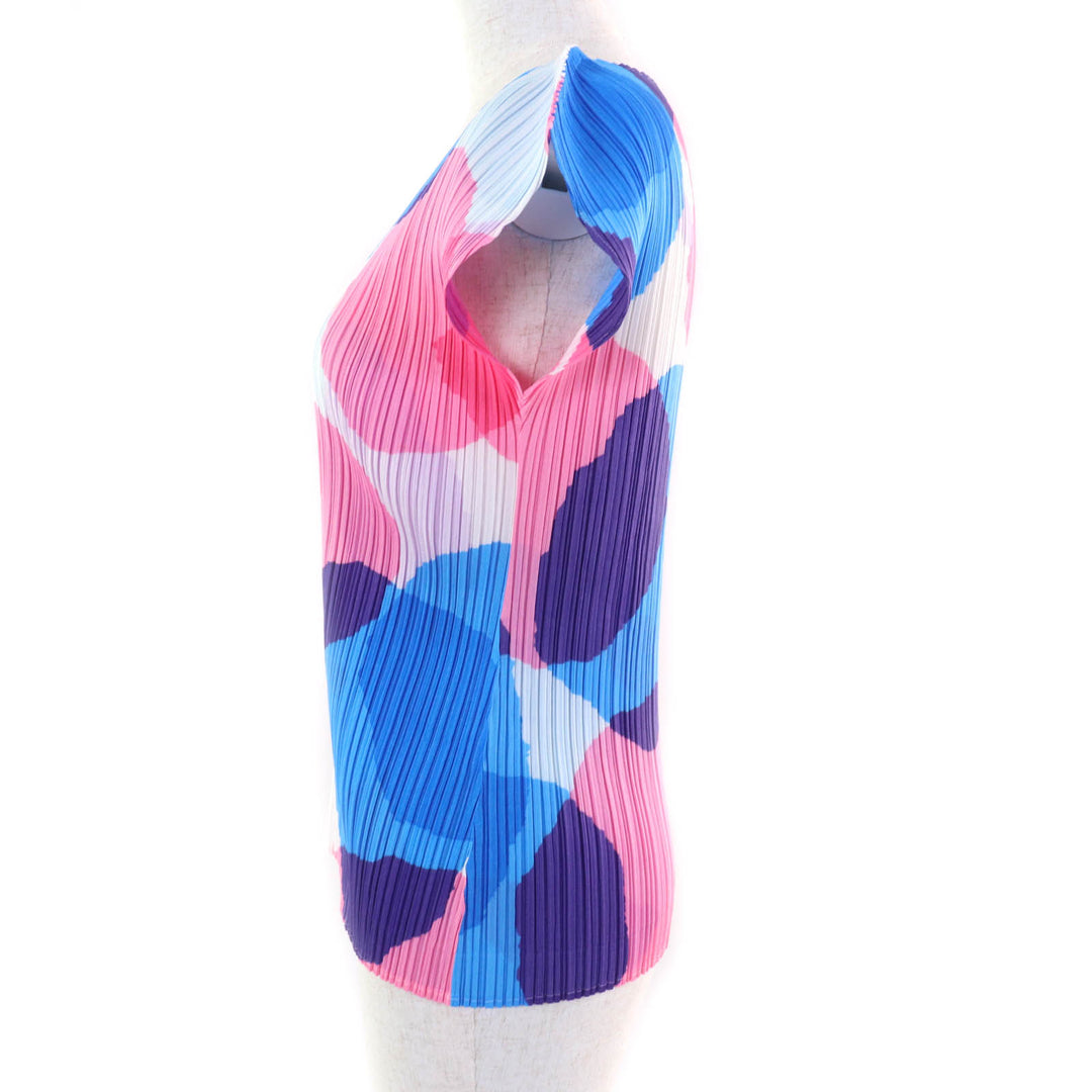 Excellent PLEATS PLEASE T-shirt Multi polyester Women 3 PP81-JK712