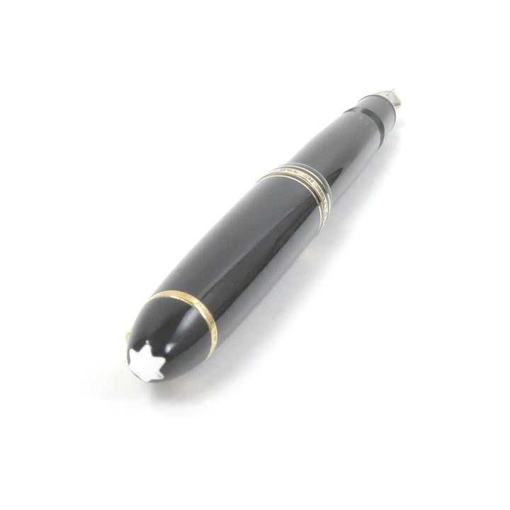 Very Good MONTBLANC fountain pen Meisterstck 146 Cap type Black gold mens