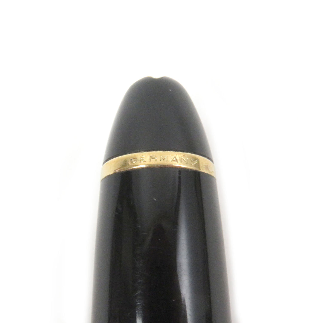 Very Good MONTBLANC fountain pen Meisterstck 146 Cap type Black gold mens