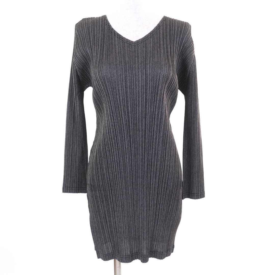 Excellent PLEATS PLEASE one piece Black series polyester Women 3 PP61-JT446
